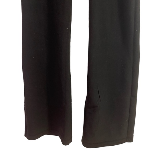 Lululemon Reversible Groove Pants black/black pink white  Mid Rise 4 Flare - Picture 7 of 10